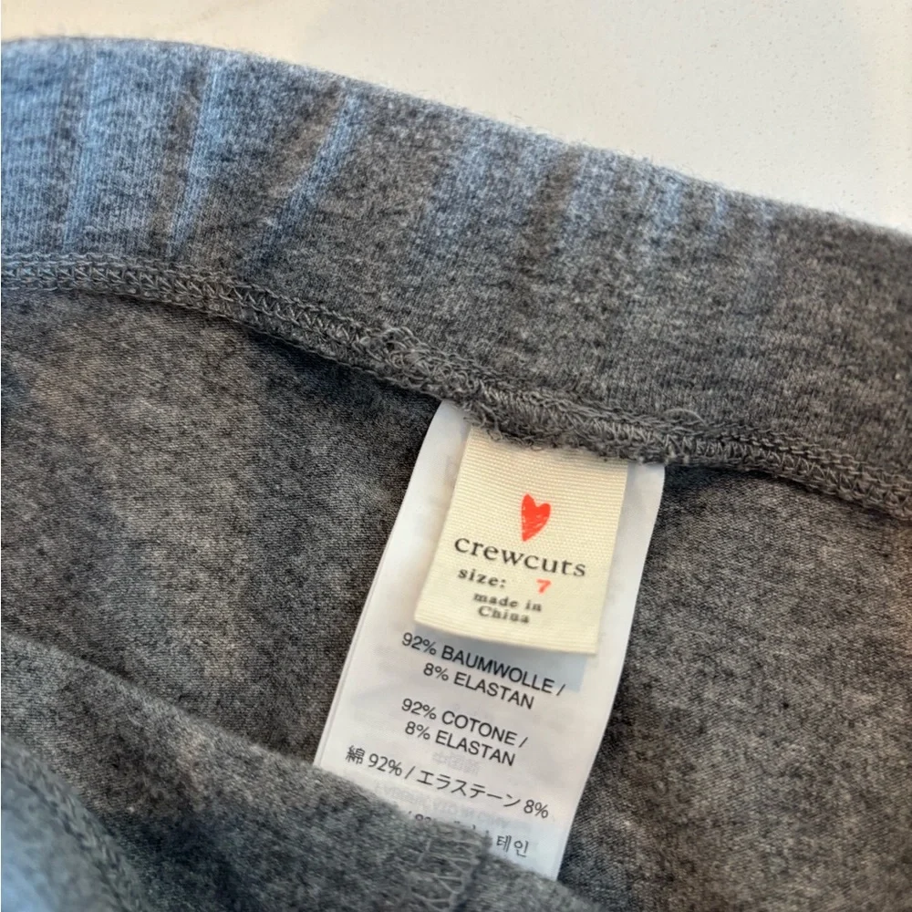 Crewcuts Vibrant Orange Burst Gray Leggings